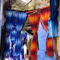 Sabra Curtain - Blue Tones