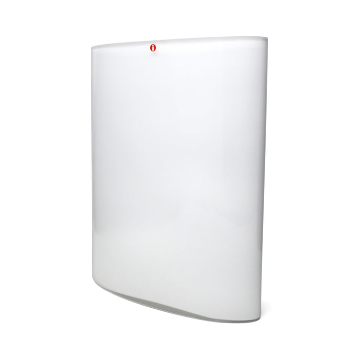 Scandinavian Modern White Ovalis Vase by Tapio Wirkkala for Iittala