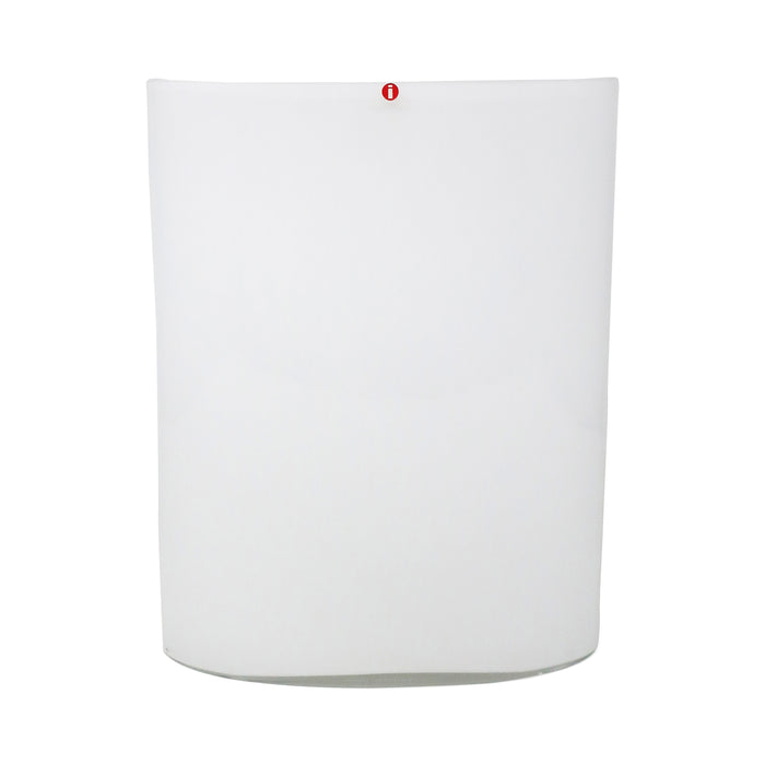 Scandinavian Modern White Ovalis Vase by Tapio Wirkkala for Iittala