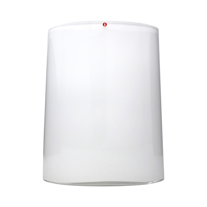 Scandinavian Modern White Ovalis Vase by Tapio Wirkkala for Iittala