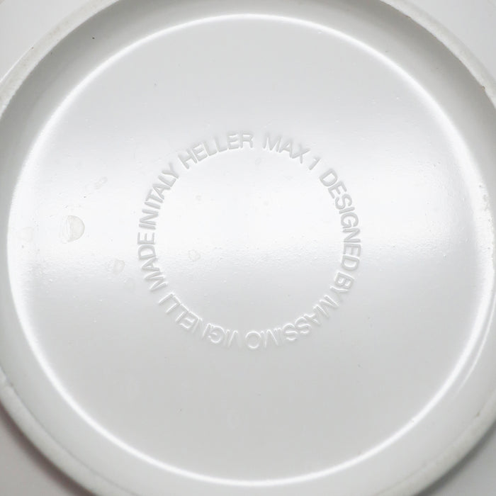 Set of White Massimo Vignelli for Heller Dinnerware