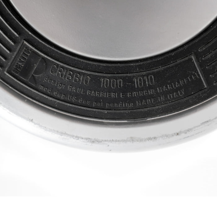 Silver Cribbio 1000 Trash by Barbieri & Marianelli for Rexite