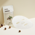 SKINFOOD Acorn Pore Peptide Firming Mask with mask sheet and acorns, for skincare and pore firming benefits.