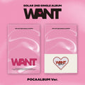 SOLAR (MAMAMOO) - 2nd Single Album [WANT] (POCAALBUM Ver.) - | Kool Seoul - Buy Kpop Albums Online