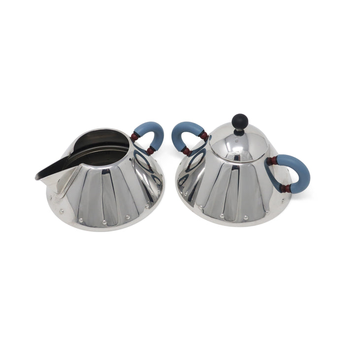 Stainless Creamer and Sugar Michael Graves for Alessi Italy