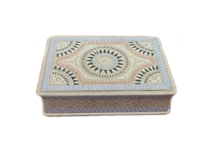 Stars Leather Box - Boxes | Moroccan Corridor