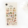 SUATELIER Ggumi Farm Stickers featuring cute farm animals and scenes, ideal for decoration and crafts.