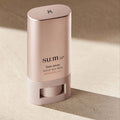 SU:M37 Sun-Away Velvet Sun Stick 18g on a neutral background.