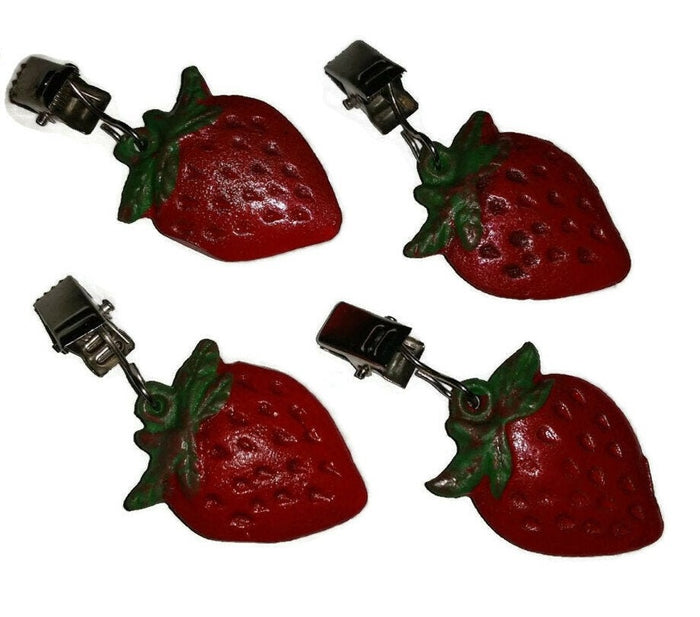 table cloth weights curtain weights  strawberries