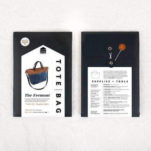 The Fremont Tote Bag Pattern by Klum House