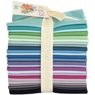 Tilda - Solids - Cool Colors 25 Fat Quarter Bundle