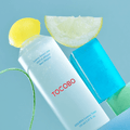 TOCOBO AHA BHA Lemon Toner with fresh lemon slice and packaging