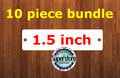 Two hole bar for bracelets 1.5 inch - 10 pack