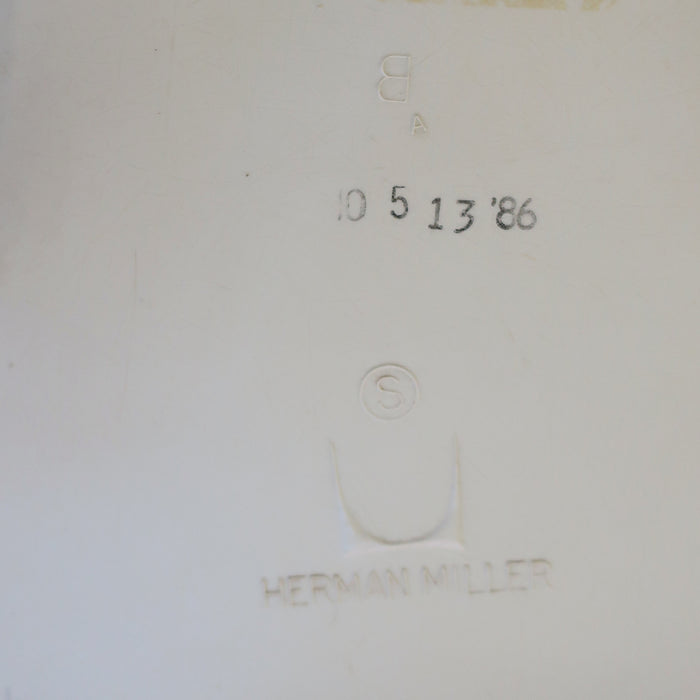 White Eames Stacking Chair for Herman Miller