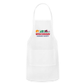 WHS License Plate Adjustable Apron - white