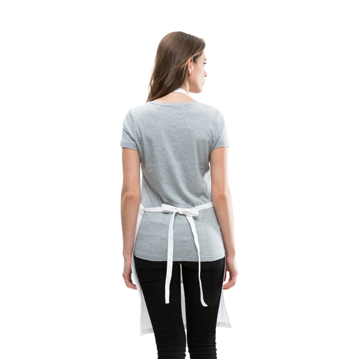 WHS License Plate Adjustable Apron - white