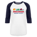 WHS License Plate Baseball T-Shirt - white/navy