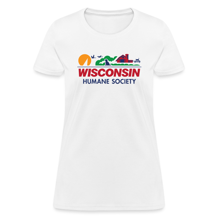 WHS License Plate Contoured T-Shirt - white