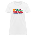 WHS License Plate Contoured T-Shirt - white