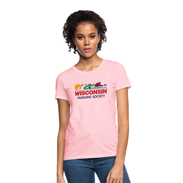 WHS License Plate Contoured T-Shirt - pink