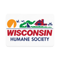 WHS License Plate Rectangle Magnet - white