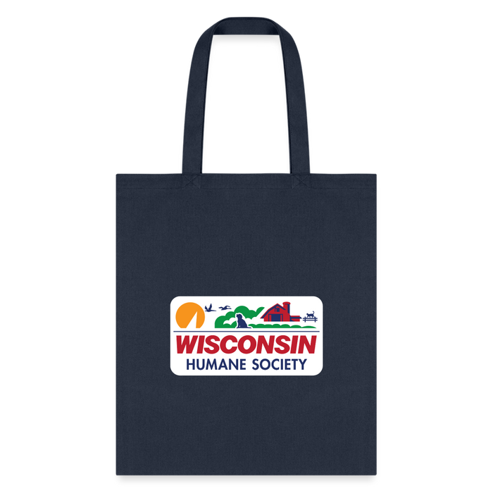WHS License Plate Tote Bag - navy