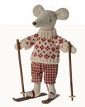 Winter mouse with Ski set MUM