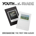 ZEROBASEONE - 1st mini Album - Youth in the Shade cover featuring group photos and album title artwork.