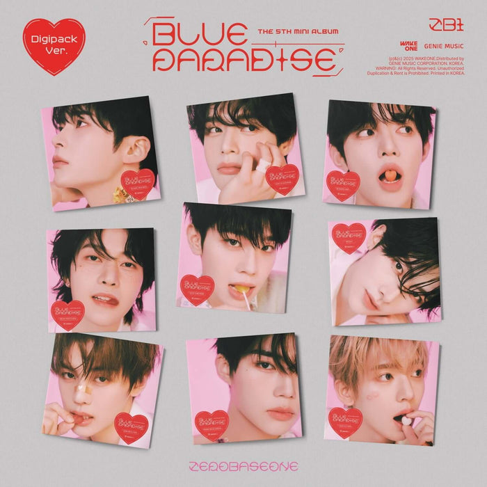 ZEROBASEONE - 5th Album [BLUE PARADISE] (Digipack Ver.) (Ran | Kool Seoul - Buy Kpop Albums Online